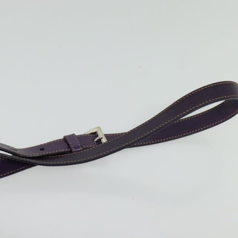 Authentic PRADA Shoulder Bag Nylon Purple Silver - Picture 15 of 16